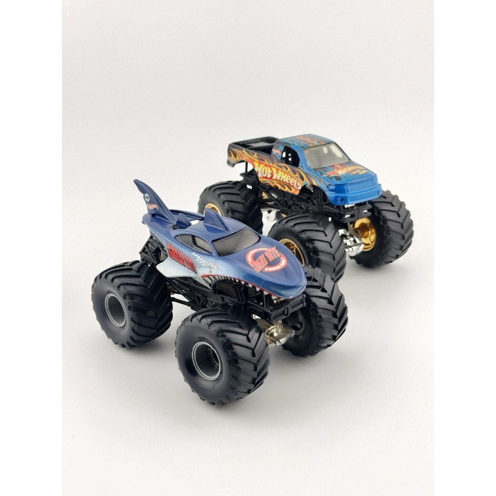 Hot wheels die cast monster trucks Great bite and Hot wheels truck